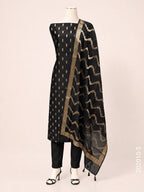 Katan Silk Zari Buti Work Banarasi Suit With Katan Silk Dupatta
