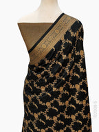 Soft Silk Zari Work Jaal Banarasi Saree