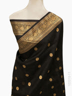 Kora Organza Zari Work Buta Banarasi Saree