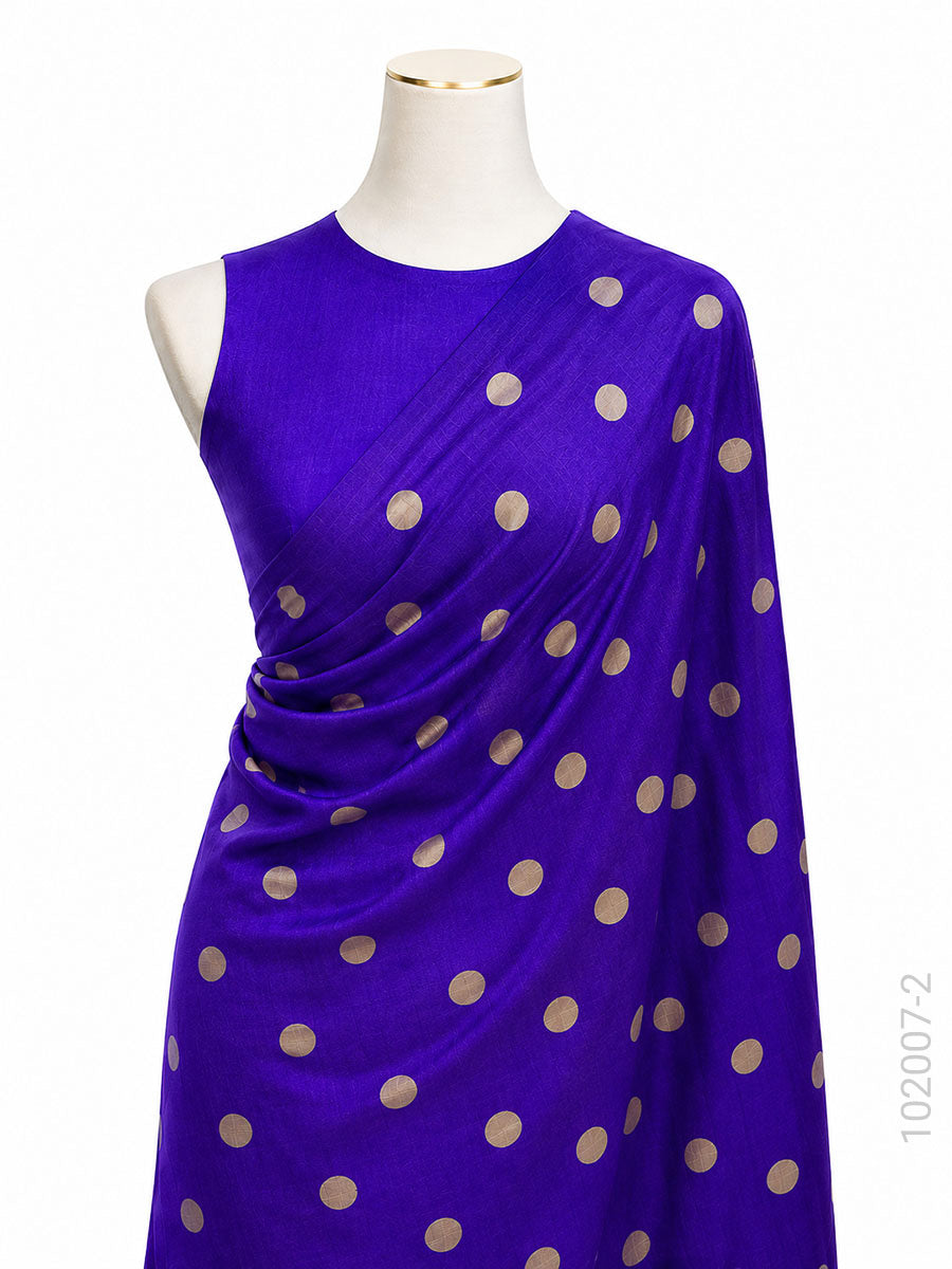 Soft Silk Zari Work Dollar Buti Banarasi Saree