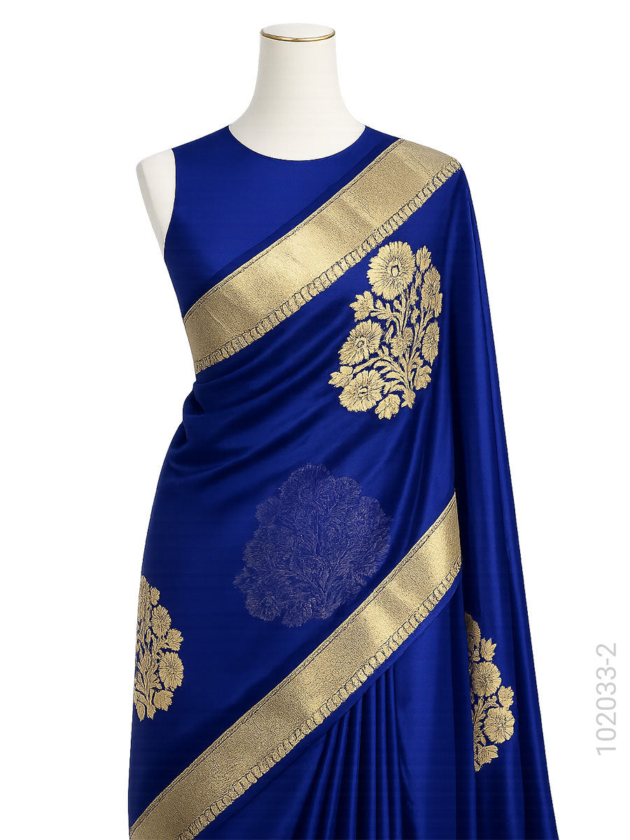 Kora Organza Zari Work Designer Banarasi Saree