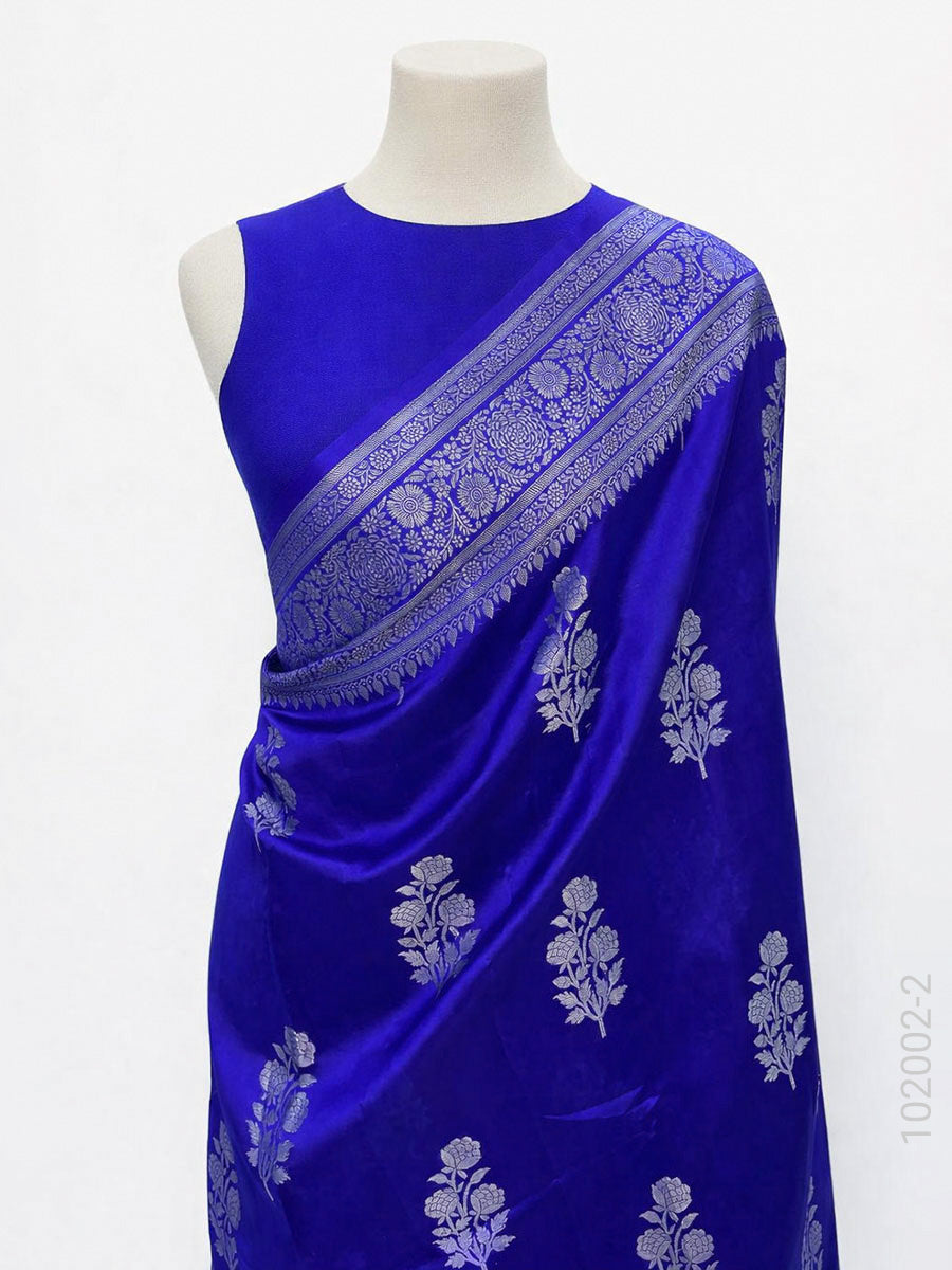 Soft Silk Zari Work Buta Banarasi Saree