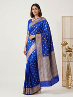 Soft Silk Resham and Zari Work Buti Banarasi Saree