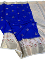 Soft Silk Zari Work Buta Banarasi Saree