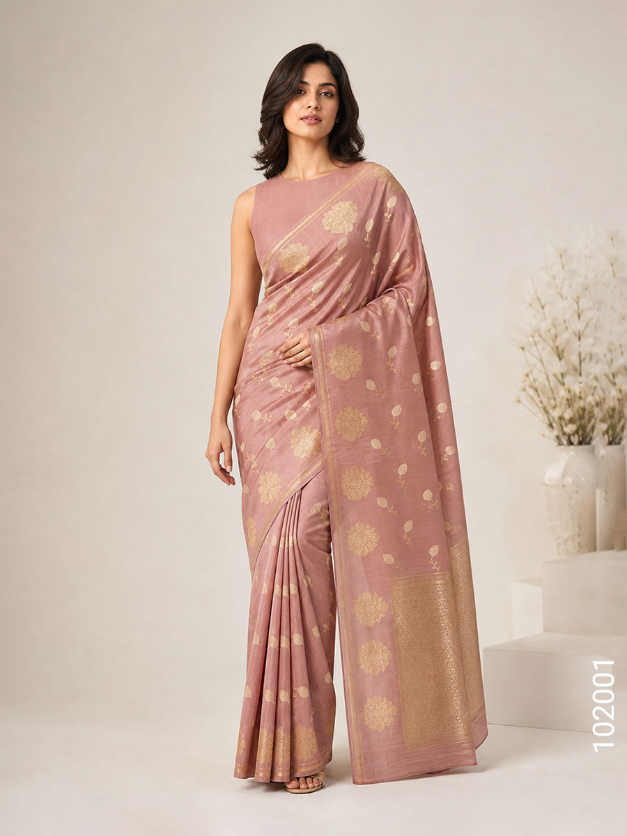 Soft Silk Zari Work Designer Banarasi Saree