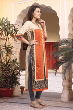 Rust Layered Long Tunic for Women