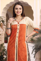 Rust Layered Long Tunic for Women