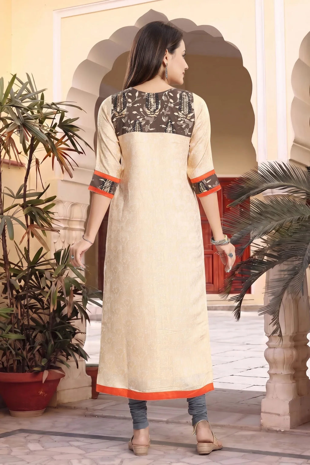 Rust Layered Long Tunic for Women