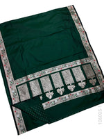 Mashru Silk Resham and Zari Designer Border Work Banarasi Saree