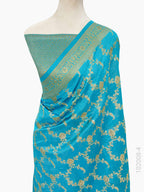Soft Silk Zari Work Jaal Banarasi Saree