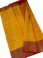 Gold Cotton Silk Zari Work Banarasi Saree