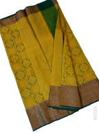 Gold Cotton Silk Zari Work Banarasi Saree