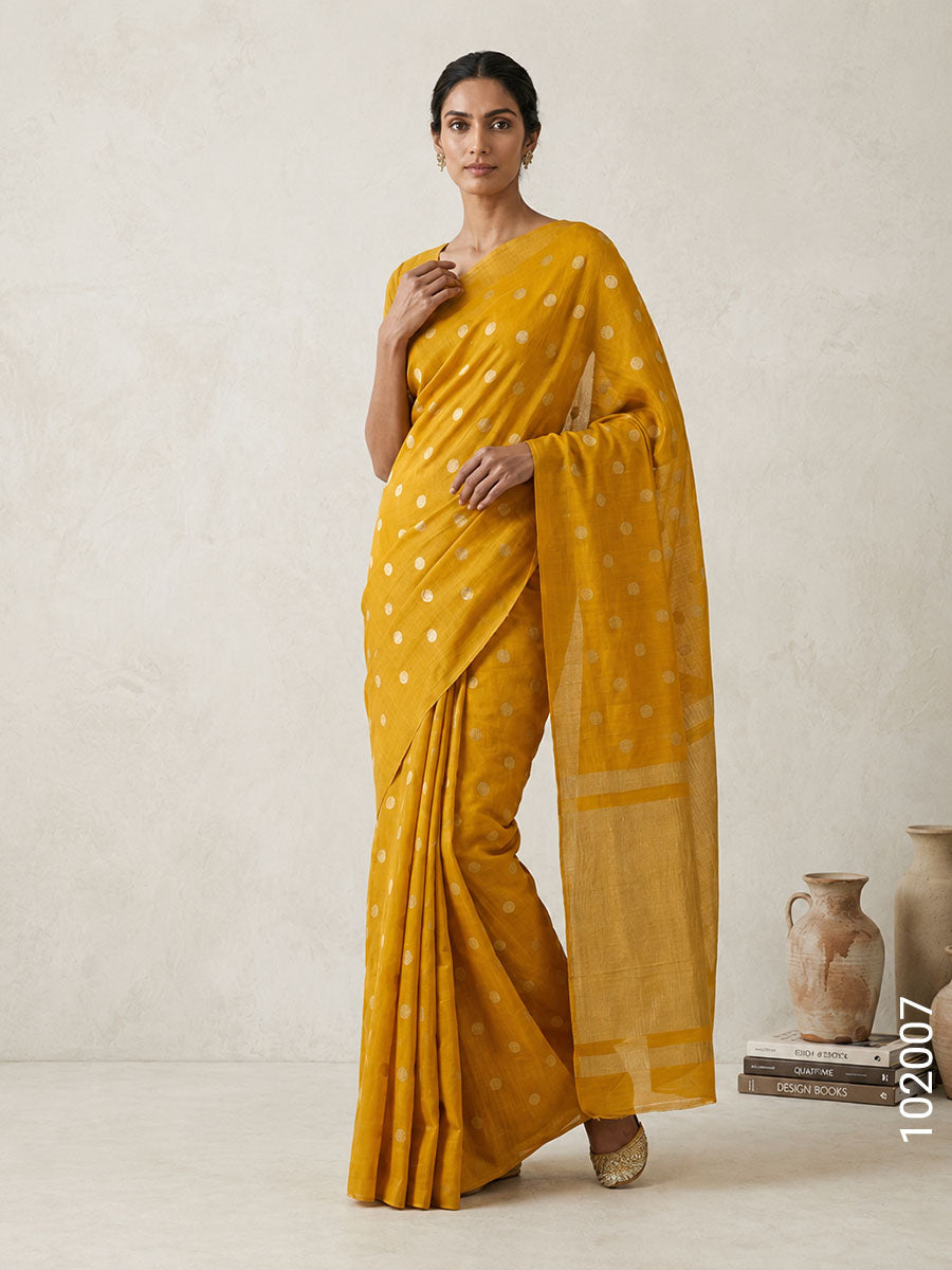 Soft Silk Zari Work Dollar Buti Banarasi Saree