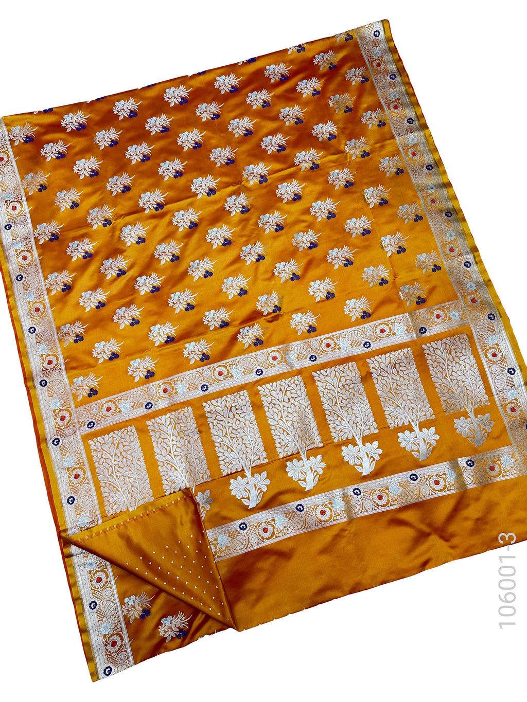 Mashru Silk Resham and Zari Jaal Work Banarasi Saree