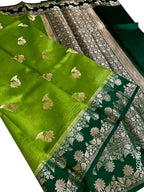 Dupion Silk Designer Banarasi Saree