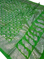 Katan Silk Zari Work Jaal Banarasi Saree