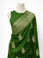 Soft Silk Zari Work Buta Banarasi Saree