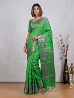 Soft Silk Resham and Zari Work Buta Banarasi Saree