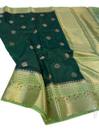 Soft Silk Zari Work Buta Banarasi Saree