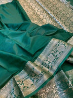 Soft Silk Zari Work Plain Banarasi Saree
