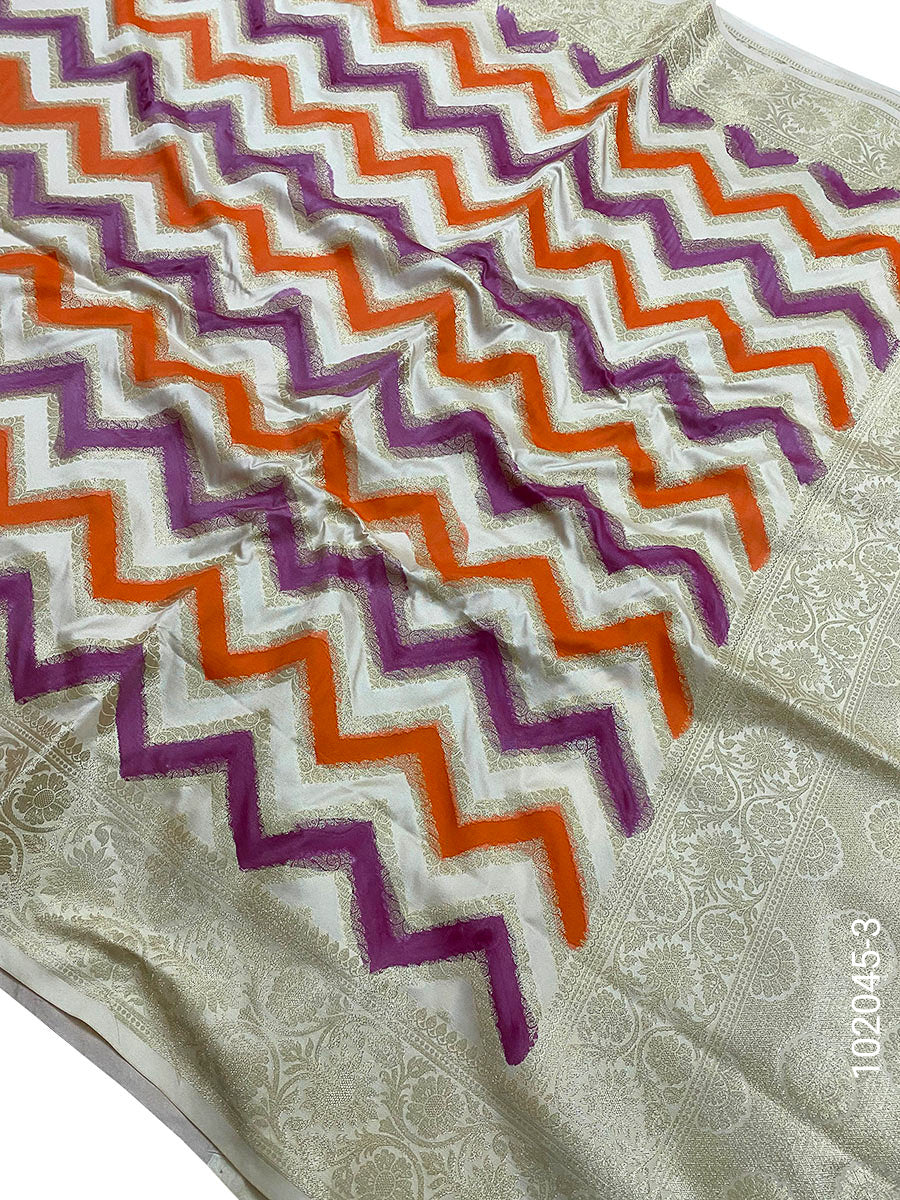 Katan Silk Rangkat Work Designer Banarasi Saree