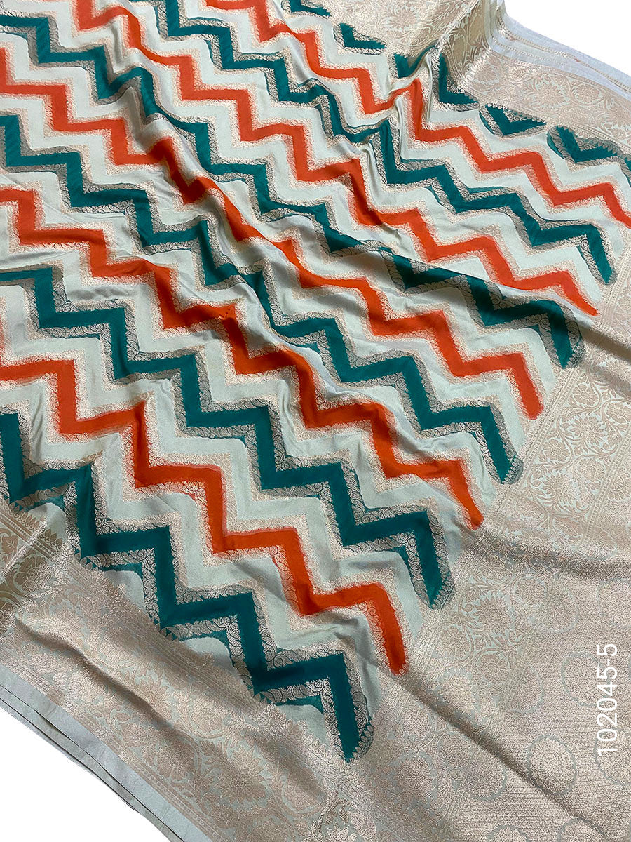 Katan Silk Rangkat Work Designer Banarasi Saree