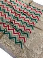 Katan Silk Rangkat Work Designer Banarasi Saree