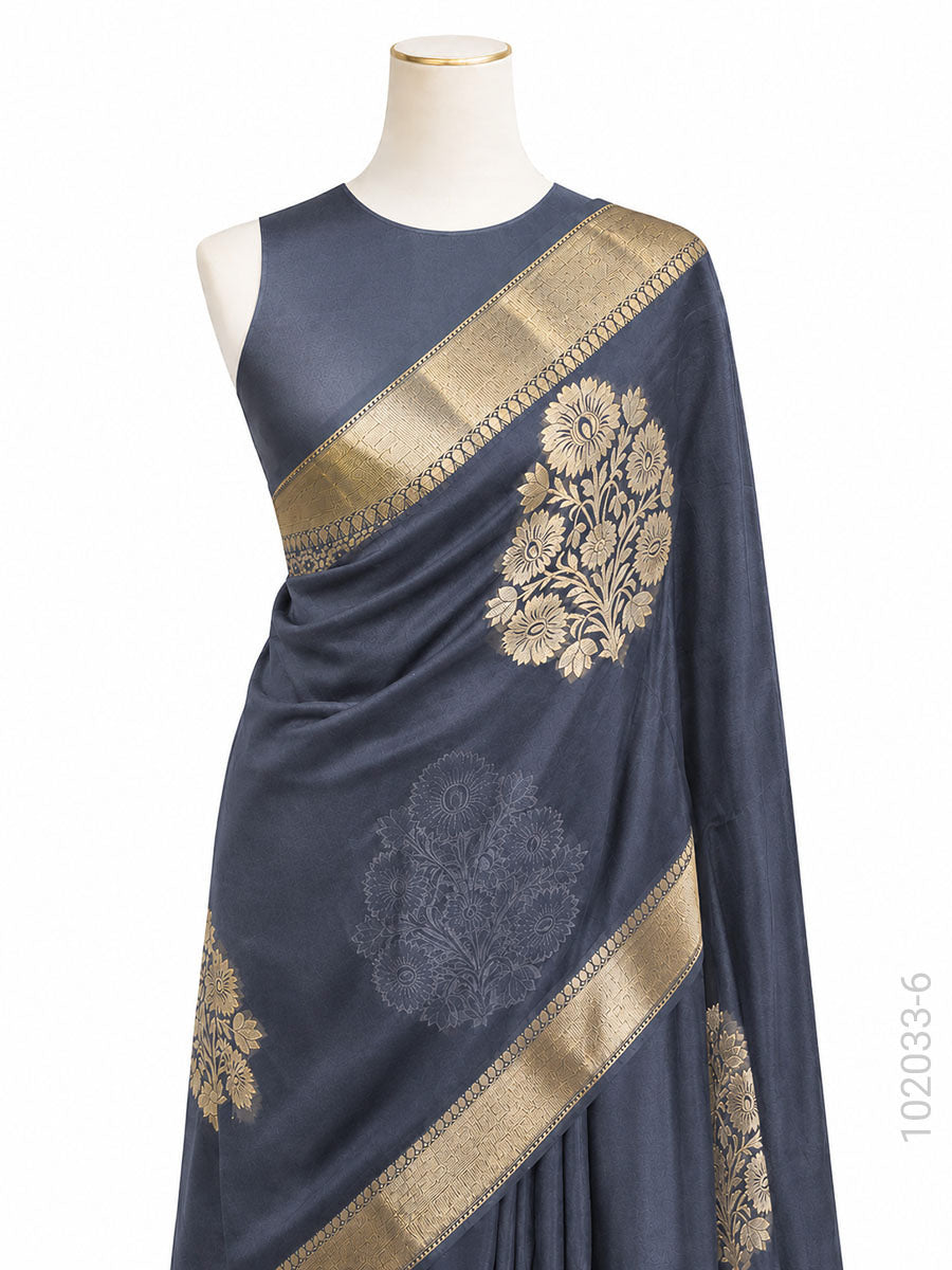 Kora Organza Zari Work Designer Banarasi Saree