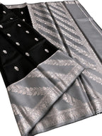 Soft Silk Zari Work Designer Banarasi Saree