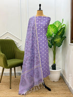 Chanderi Resham Buti Work Banarasi Suit With Chanderi Dupatta