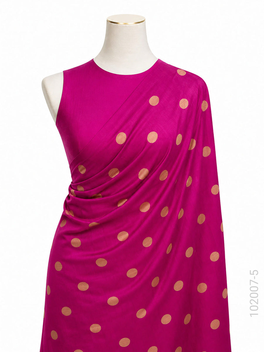 Soft Silk Zari Work Dollar Buti Banarasi Saree