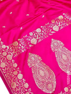 Mashru Silk Zari Work Buti Banarasi Saree