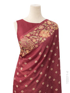 Kora Organza Embroidery Work Designer Banarasi Saree