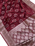 Mashru Silk Zari Work Designer Banarasi Saree