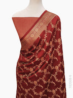 Soft Silk Zari Work Jaal Banarasi Saree