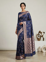 Mashru Silk Zari Work Designer Banarasi Saree