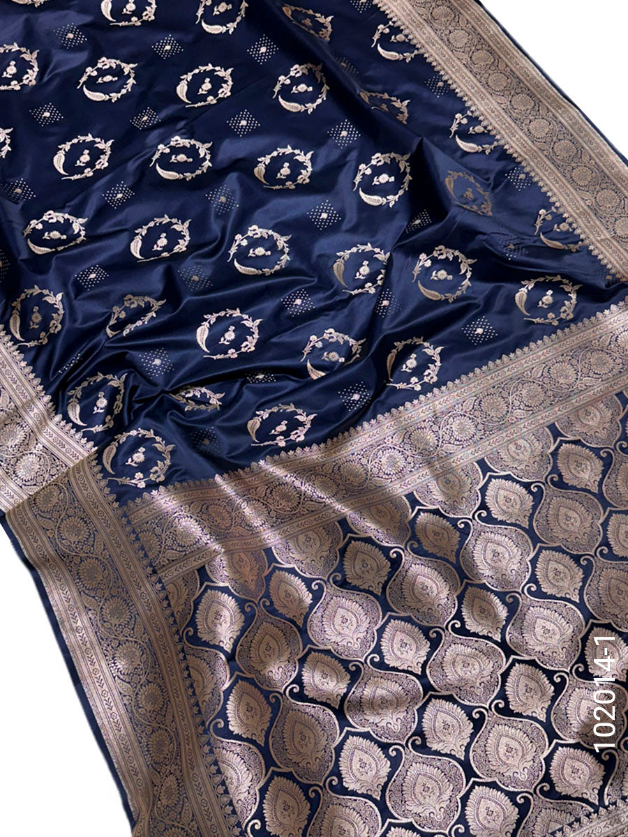Mashru Silk Zari Work Designer Banarasi Saree