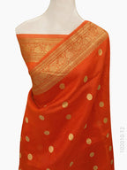 Kora Organza Zari Work Buta Banarasi Saree