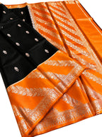Soft Silk Zari Work Designer Banarasi Saree