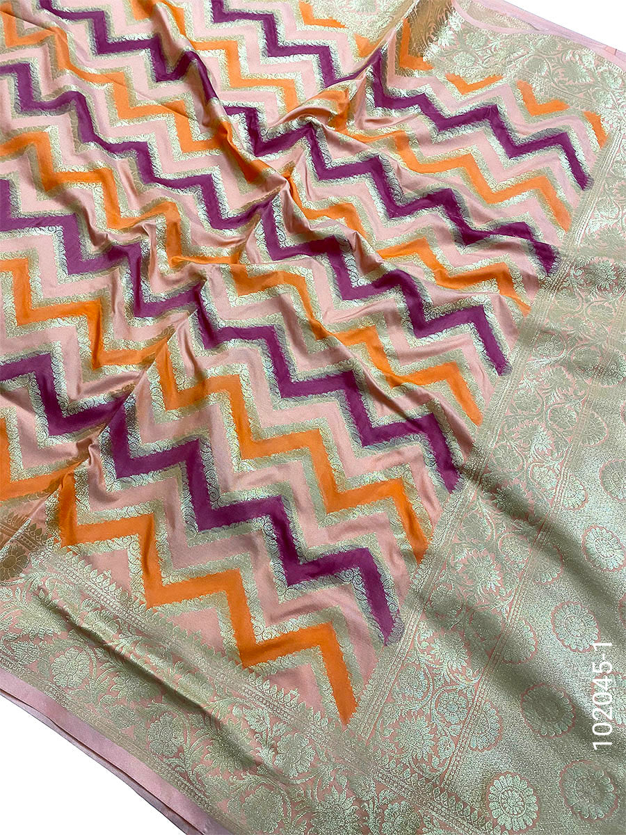 Katan Silk Rangkat Work Designer Banarasi Saree