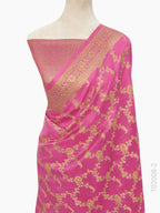 Soft Silk Zari Work Jaal Banarasi Saree