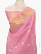 Kora Organza Zari Work Buta Banarasi Saree