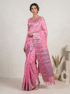 Soft Silk Resham and Zari Work Buta Banarasi Saree