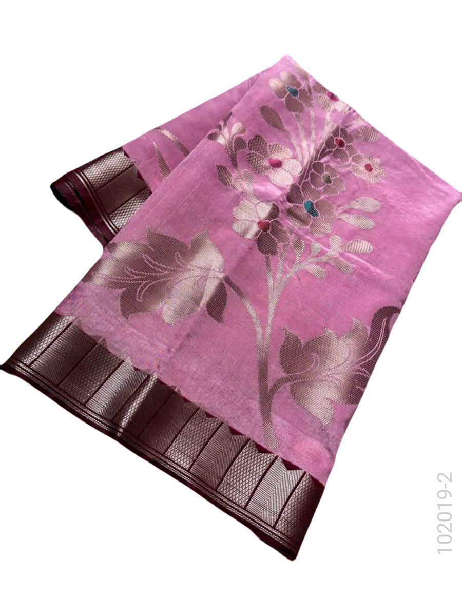 Soft Silk Zari Work Designer Banarasi Saree