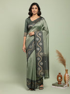 Katan Silk Zari Work Designer Banarasi Saree