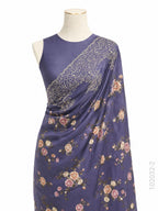 Kora Organza Embroidery Work Floral Banarasi Saree