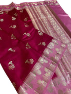 Dupion Silk Designer Banarasi Saree