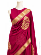 Kora Organza Zari Work Designer Banarasi Saree
