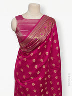 Soft Silk Resham and Zari Work Buti Banarasi Saree