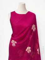 Kora Organza Zari Work Buta Banarasi Saree